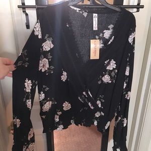 Floral Cropped Blouse